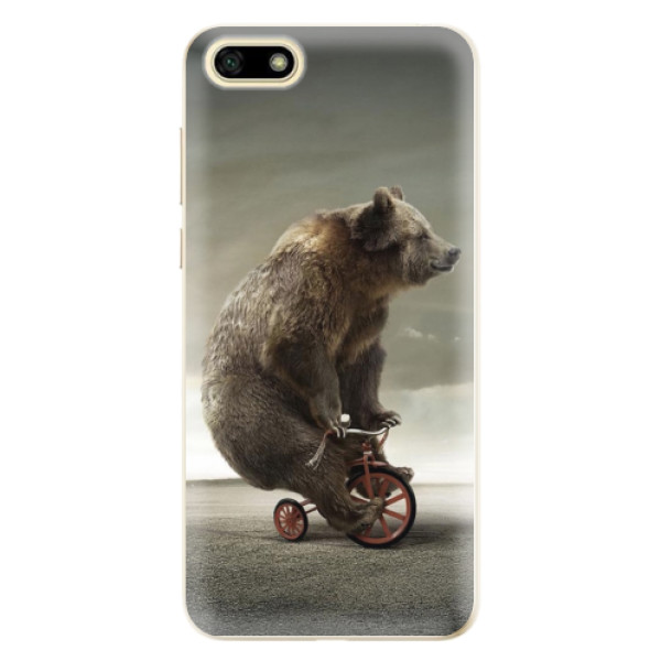 Silikonové odolné pouzdro iSaprio - Bear 01 na mobil Huawei Y5 2018 (Silikonový kryt, obal, pouzdro iSaprio - Bear 01 na mobilní telefon Huawei Y5 2018)