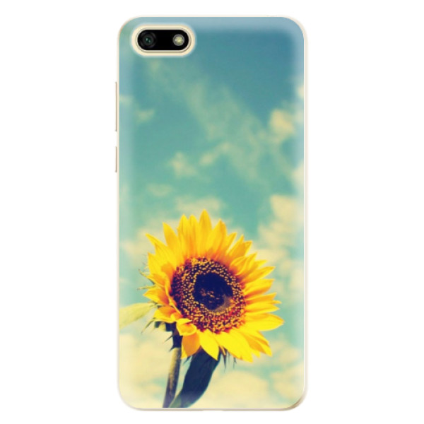 Silikonové odolné pouzdro iSaprio - Sunflower 01 na mobil Huawei Y5 2018 (Silikonový kryt, obal, pouzdro iSaprio - Sunflower 01 na mobilní telefon Huawei Y5 2018)