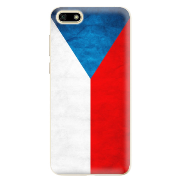 Silikonové odolné pouzdro iSaprio - Czech Flag na mobil Huawei Y5 2018 (Silikonový kryt, obal, pouzdro iSaprio - Czech Flag na mobilní telefon Huawei Y5 2018)