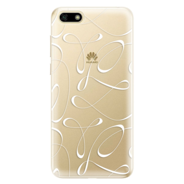 Silikonové odolné pouzdro iSaprio - Fancy - white na mobil Huawei Y5 2018 (Silikonový kryt, obal, pouzdro iSaprio - Fancy - white na mobilní telefon Huawei Y5 2018)