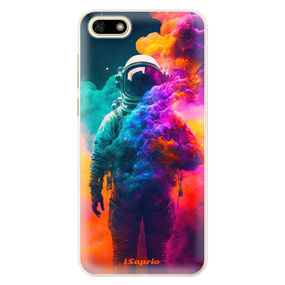 Odolné silikonové pouzdro iSaprio - Astronaut in Colors - Huawei Y5 2018