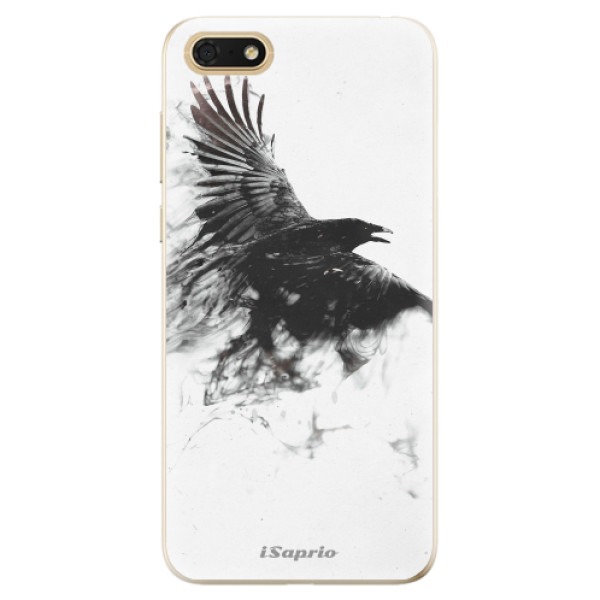 Odolné silikonové pouzdro iSaprio - Dark Bird 01 - Huawei Honor 7S
