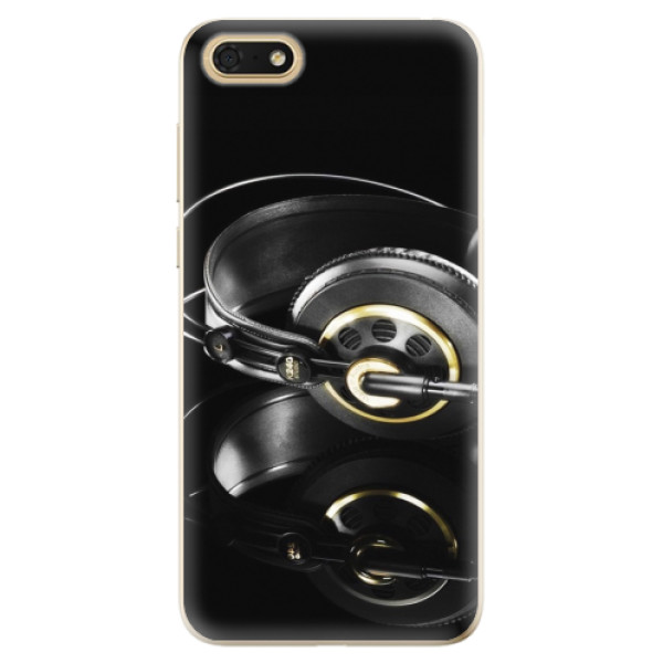 Odolné silikonové pouzdro iSaprio - Headphones 02 - Huawei Honor 7S