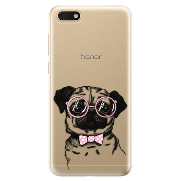 Odolné silikonové pouzdro iSaprio - The Pug - Huawei Honor 7S