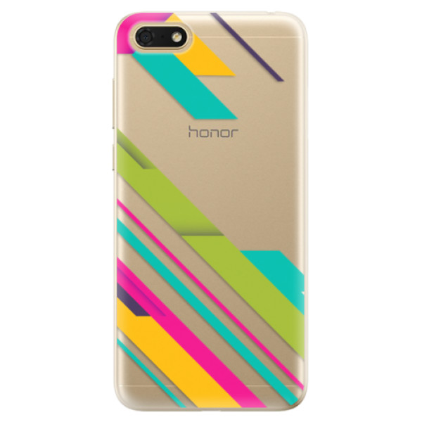 Odolné silikonové pouzdro iSaprio - Color Stripes 03 - Huawei Honor 7S