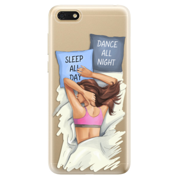 Odolné silikonové pouzdro iSaprio - Dance and Sleep - Huawei Honor 7S