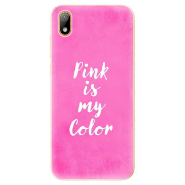 Odolné silikonové pouzdro iSaprio - Pink is my color - Huawei Y5 2019