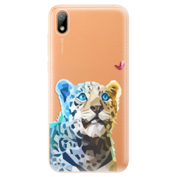 Odolné silikonové pouzdro iSaprio - Leopard With Butterfly - Huawei Y5 2019