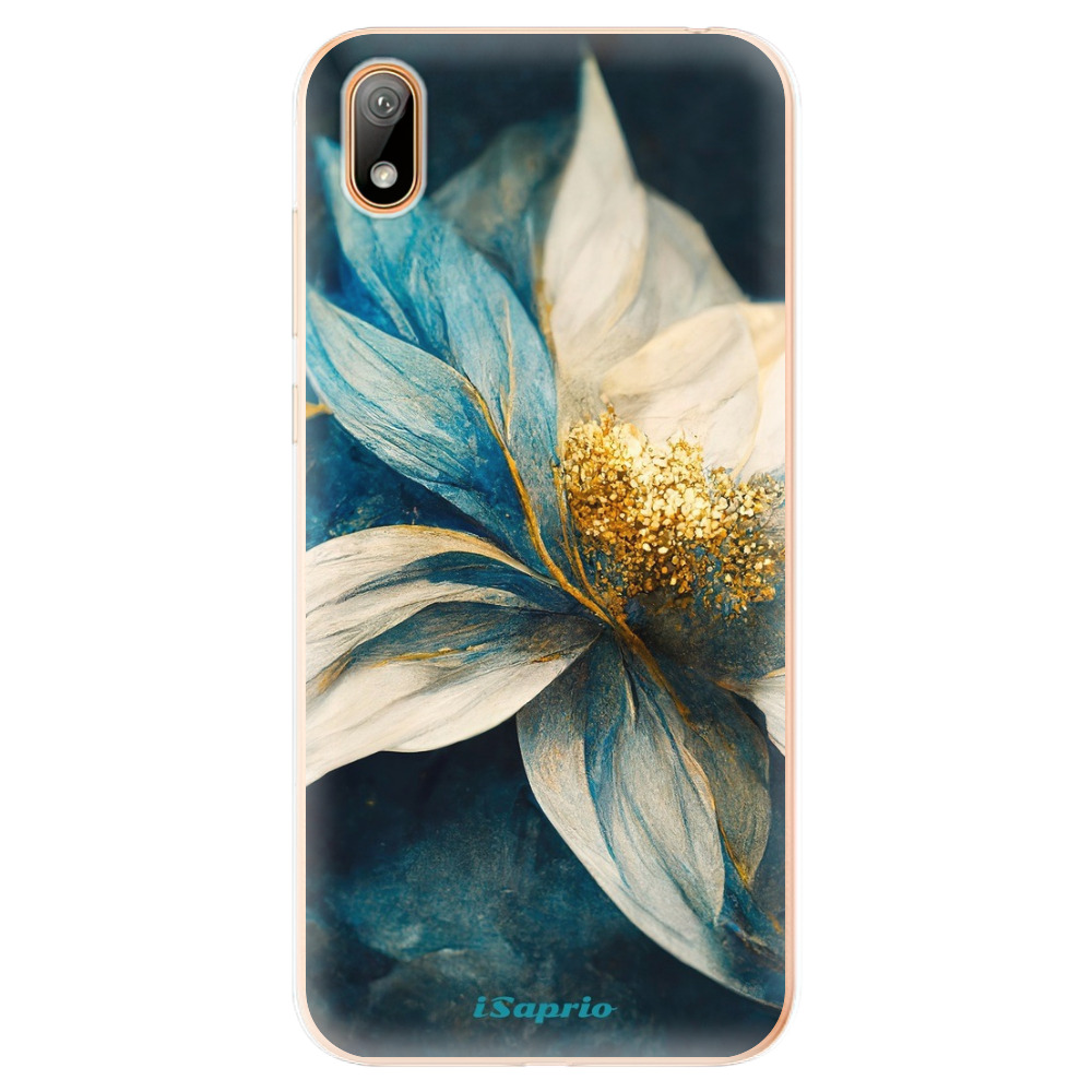 Odolné silikonové pouzdro iSaprio - Blue Petals - Huawei Y5 2019