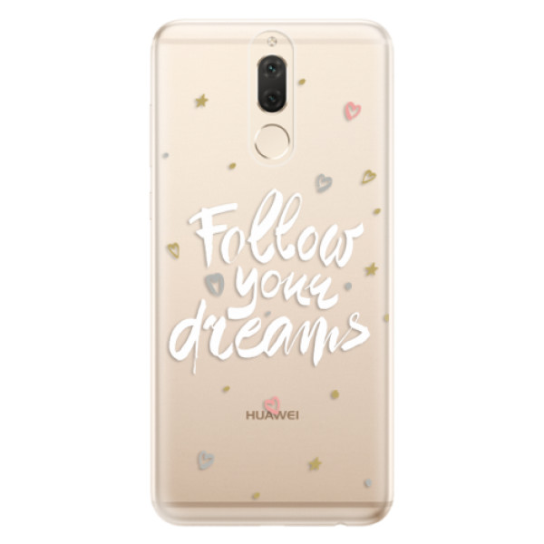 Odolné silikonové pouzdro iSaprio - Follow Your Dreams - white - Huawei Mate 10 Lite