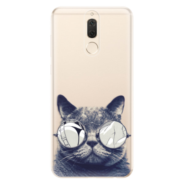 Odolné silikonové pouzdro iSaprio - Crazy Cat 01 - Huawei Mate 10 Lite