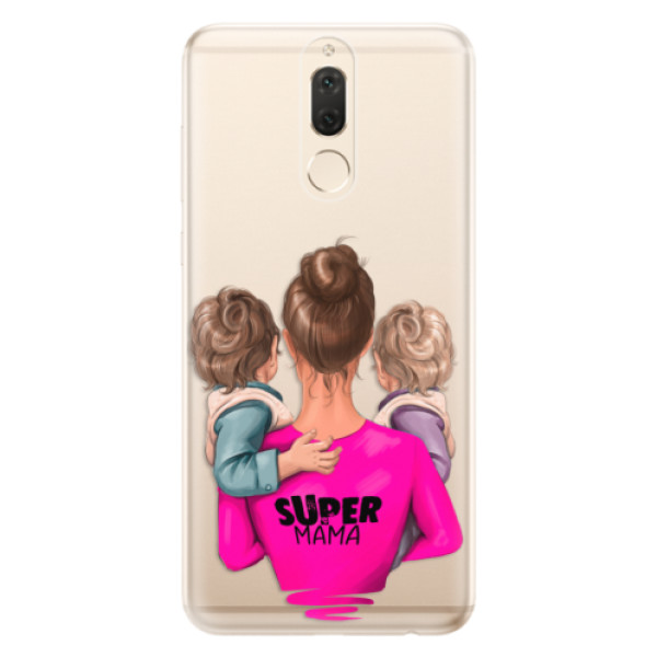 Odolné silikonové pouzdro iSaprio - Super Mama - Two Boys - Huawei Mate 10 Lite