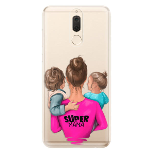 Odolné silikonové pouzdro iSaprio - Super Mama - Boy and Girl - Huawei Mate 10 Lite