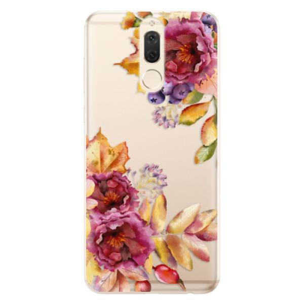 Silikonové odolné pouzdro iSaprio - Fall Flowers na mobil Huawei Mate 10 Lite (Silikonový kryt, obal, pouzdro iSaprio - Fall Flowers na mobilní telefon Huawei Mate 10 Lite)