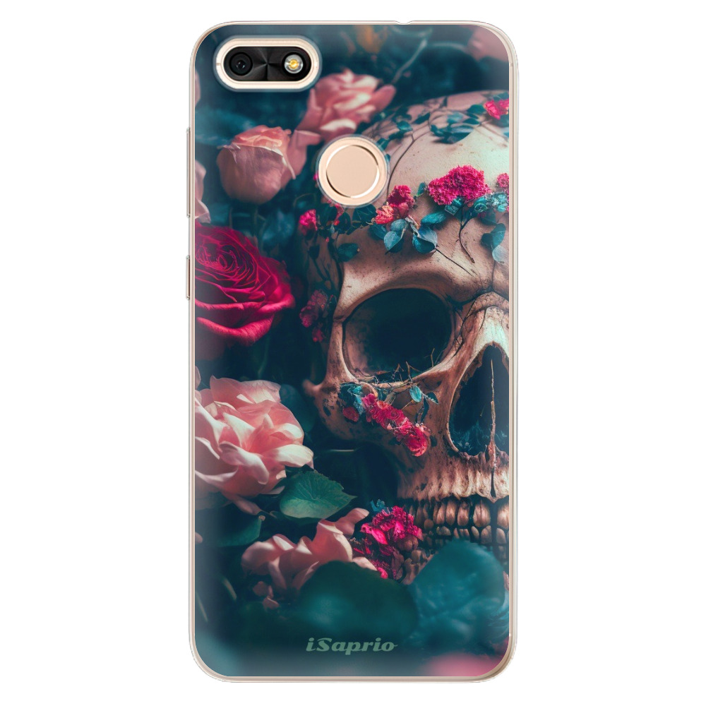 Odolné silikonové pouzdro iSaprio - Skull in Roses - Huawei P9 Lite Mini