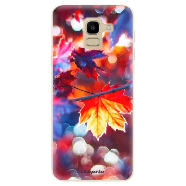 Odolné silikonové pouzdro iSaprio - Autumn Leaves 02 - Samsung Galaxy J6
