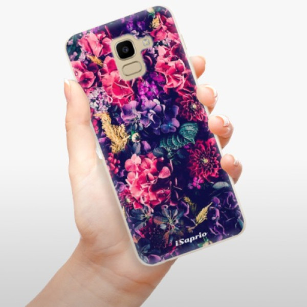 Silikonové pouzdro iSaprio - Samsung Galaxy J6 - Flowers 10
