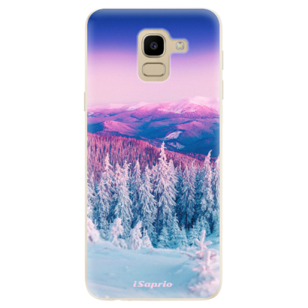 Silikonové odolné pouzdro iSaprio - Winter 01 na mobil Samsung Galaxy J6 (Silikonový kryt, obal, pouzdro iSaprio - Winter 01 na mobilní telefon Samsung Galaxy J6)