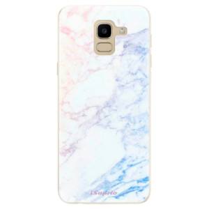 Silikonové pouzdro iSaprio - Samsung Galaxy J6 - Raibow Marble 10
