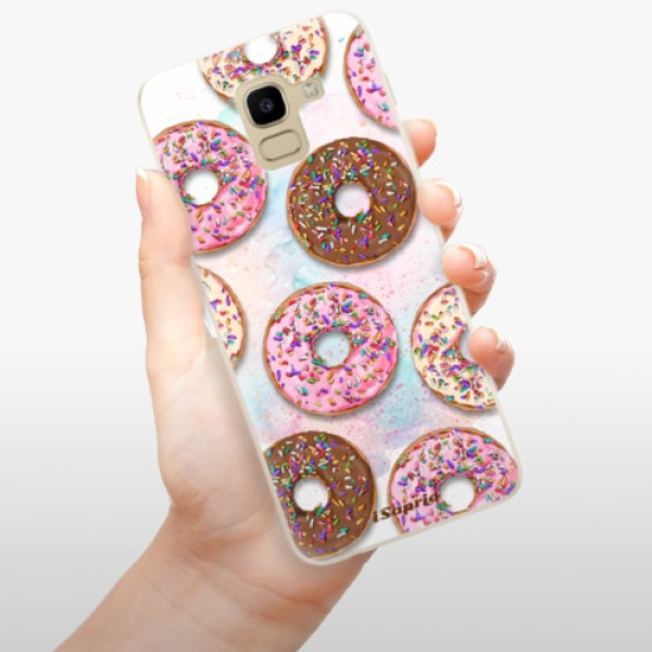 Silikonové pouzdro iSaprio - Samsung Galaxy J6 - Donuts 11