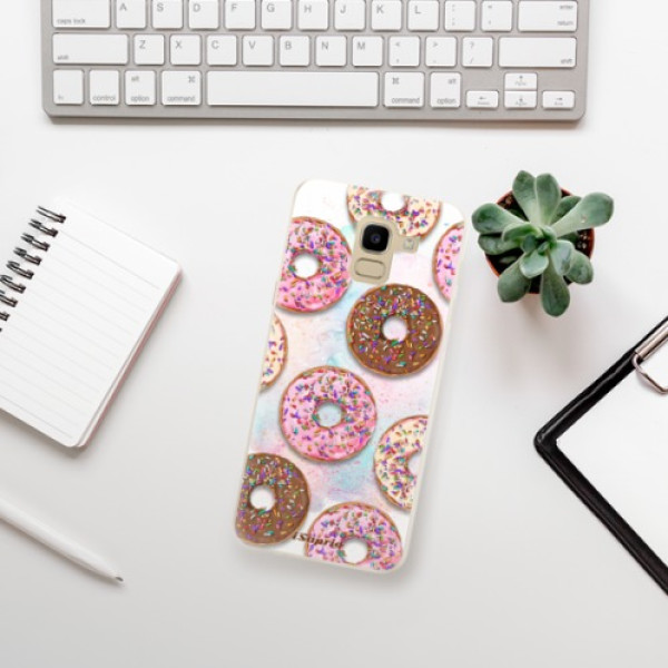 Silikonové pouzdro iSaprio - Samsung Galaxy J6 - Donuts 11
