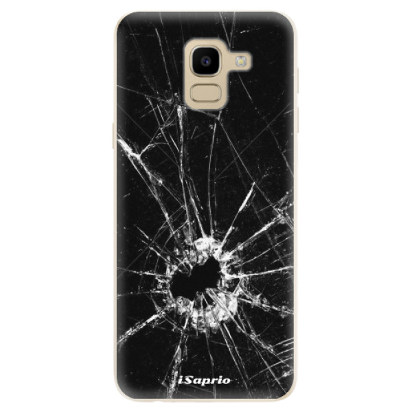 Silikonové odolné pouzdro iSaprio - Broken Glass 10 na mobil Samsung Galaxy J6 (Silikonový kryt, obal, pouzdro iSaprio - Broken Glass 10 na mobilní telefon Samsung Galaxy J6)