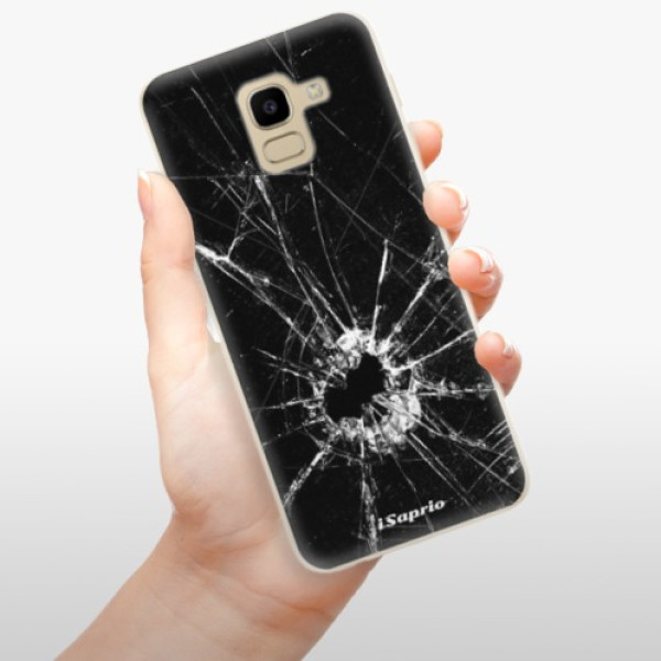 Silikonové pouzdro iSaprio - Samsung Galaxy J6 - Broken Glass 10