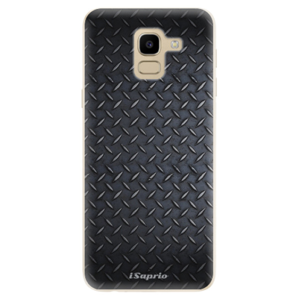 Odolné silikonové pouzdro iSaprio - Metal 01 - Samsung Galaxy J6