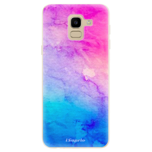 Silikonové odolné pouzdro iSaprio - Watercolor Paper 01 na mobil Samsung Galaxy J6 (Silikonový kryt, obal, pouzdro iSaprio - Watercolor Paper 01 na mobilní telefon Samsung Galaxy J6)
