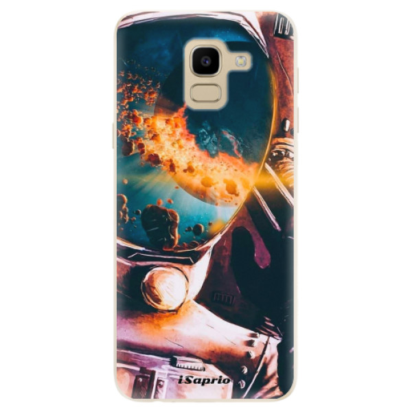 Silikonové odolné pouzdro iSaprio - Astronaut 01 na mobil Samsung Galaxy J6 (Silikonový kryt, obal, pouzdro iSaprio - Astronaut 01 na mobilní telefon Samsung Galaxy J6)
