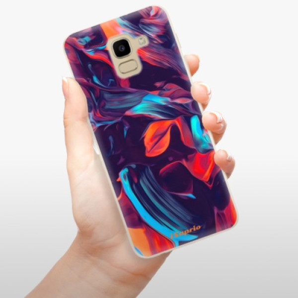 Silikonové pouzdro iSaprio - Samsung Galaxy J6 - Color Marble 19