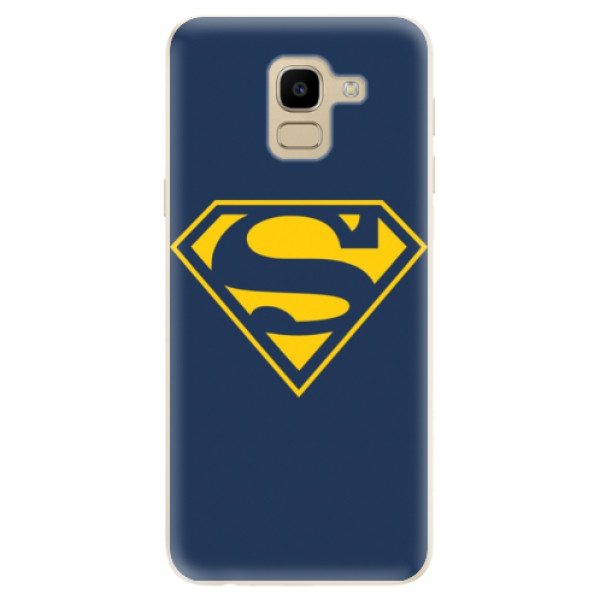 Silikonové odolné pouzdro iSaprio - Superman 03 na mobil Samsung Galaxy J6 (Silikonový kryt, obal, pouzdro iSaprio - Superman 03 na mobilní telefon Samsung Galaxy J6)
