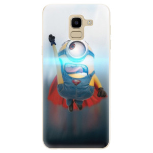 Silikonové pouzdro iSaprio - Samsung Galaxy J6 - Mimons Superman 02