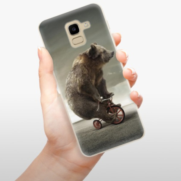 Silikonové pouzdro iSaprio - Samsung Galaxy J6 - Bear 01