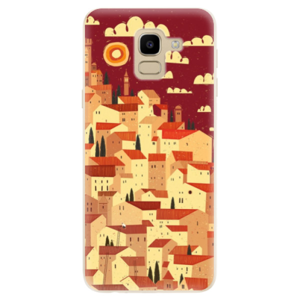 Odolné silikonové pouzdro iSaprio - Mountain City - Samsung Galaxy J6