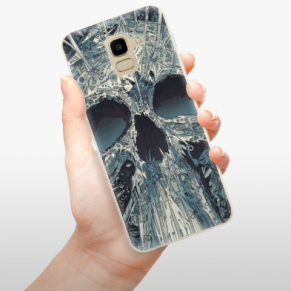 Silikonové pouzdro iSaprio - Samsung Galaxy J6 - Abstract Skull