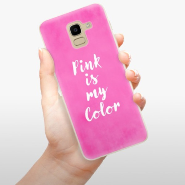 Silikonové pouzdro iSaprio - Samsung Galaxy J6 - Pink is my color
