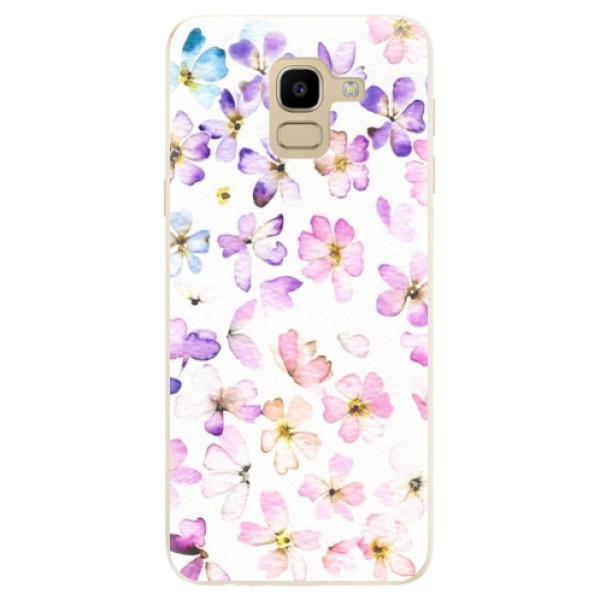 Silikonové odolné pouzdro iSaprio - Wildflowers na mobil Samsung Galaxy J6 (Silikonový kryt, obal, pouzdro iSaprio - Wildflowers na mobilní telefon Samsung Galaxy J6)