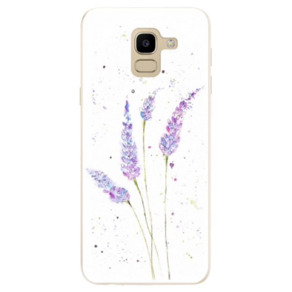 Silikonové odolné pouzdro iSaprio - Lavender na mobil Samsung Galaxy J6 (Silikonový kryt, obal, pouzdro iSaprio - Lavender na mobilní telefon Samsung Galaxy J6)