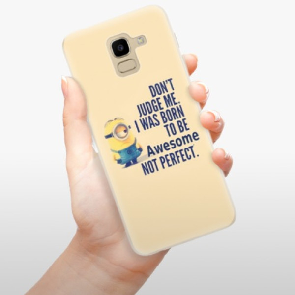 Silikonové pouzdro iSaprio - Samsung Galaxy J6 - Be Awesome