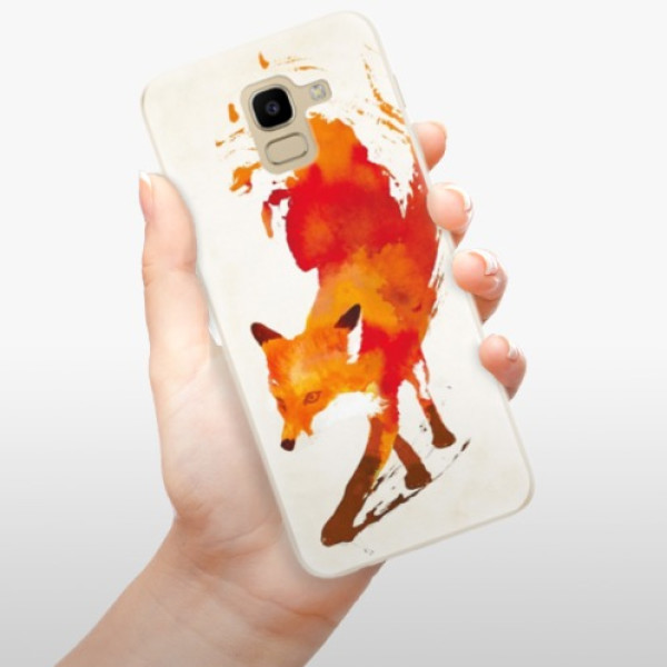 Silikonové pouzdro iSaprio - Samsung Galaxy J6 - Fast Fox
