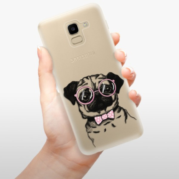 Silikonové pouzdro iSaprio - Samsung Galaxy J6 - The Pug