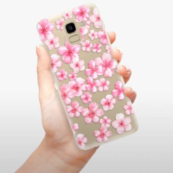 Silikonové pouzdro iSaprio - Samsung Galaxy J6 - Flower Pattern 05