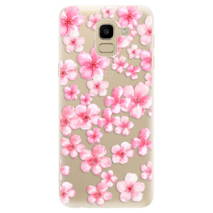 Silikonové pouzdro iSaprio - Samsung Galaxy J6 - Flower Pattern 05