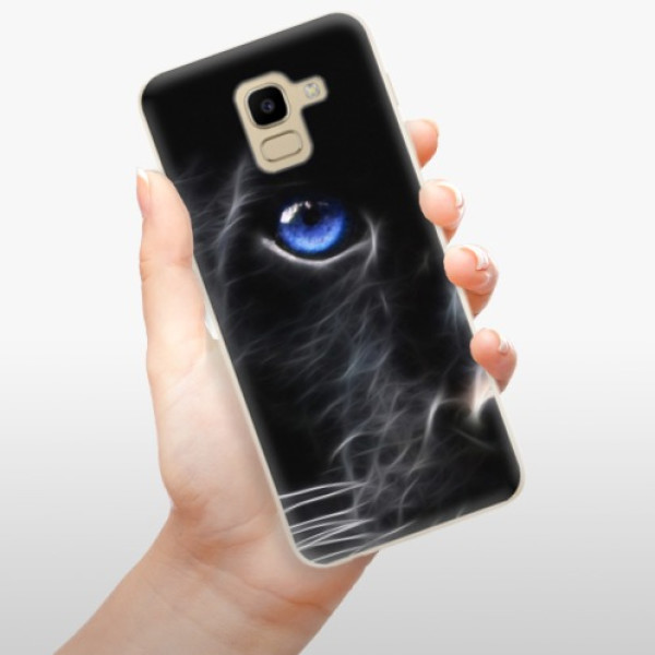 Silikonové pouzdro iSaprio - Samsung Galaxy J6 - Black Puma
