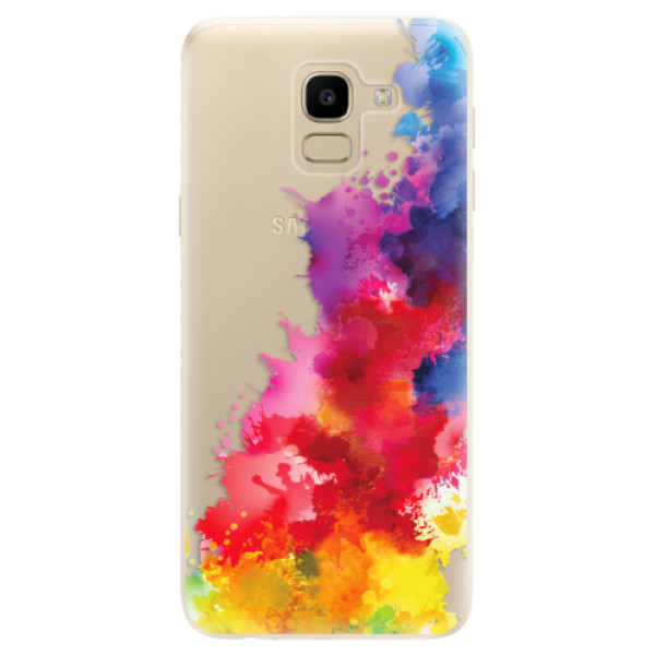 Silikonové odolné pouzdro iSaprio - Color Splash 01 na mobil Samsung Galaxy J6 (Silikonový kryt, obal, pouzdro iSaprio - Color Splash 01 na mobilní telefon Samsung Galaxy J6)