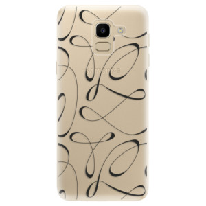 Silikonové pouzdro iSaprio - Samsung Galaxy J6 - Fancy black