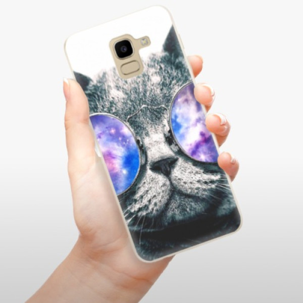 Silikonové pouzdro iSaprio - Samsung Galaxy J6 - Galaxy Cat