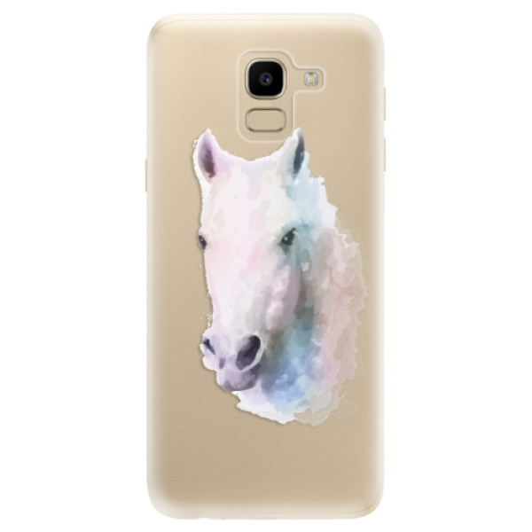 Silikonové odolné pouzdro iSaprio - Horse 01 na mobil Samsung Galaxy J6 (Silikonový kryt, obal, pouzdro iSaprio - Horse 01 na mobilní telefon Samsung Galaxy J6)