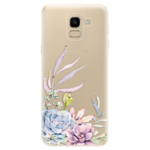 Silikonové pouzdro iSaprio - Samsung Galaxy J6 - Succulent 01